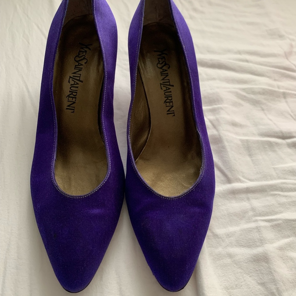 Vintage YSL kitten heels